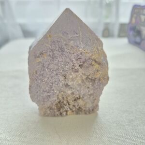Semi-Polished Lepidolite Tower